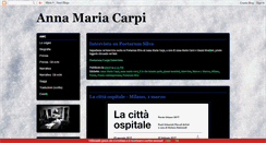 Desktop Screenshot of annamariacarpi.org